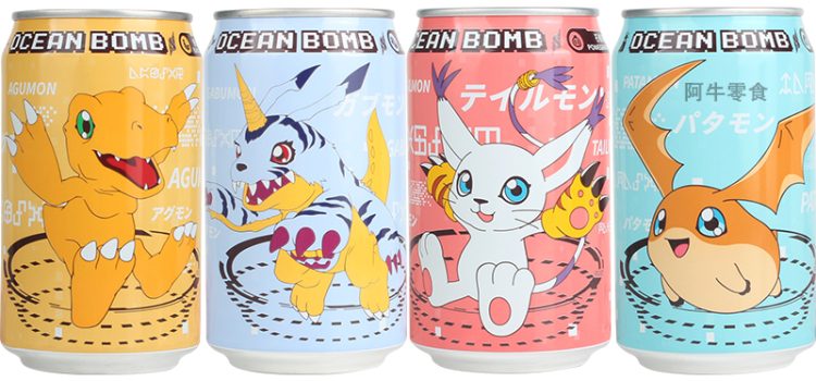 OCEAN BOMB DIGIMON DRINKY !